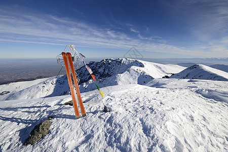 游滑雪旅行设备寂寞勘探逆境体育雪崩器材偏光片山脉山峰成就图片