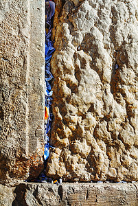 哭泣墙的岩石特写在耶路撒冷石头历史性崇拜祷告城市寺庙地标宗教建筑学图片