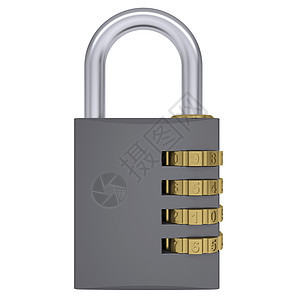 组合挂锁解决方案商业开锁宏观保障安全秘密金属保险密码图片