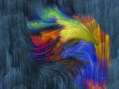 彩色背景帆布墙纸漩涡旋转算法运动轨迹元素曲线设计图片