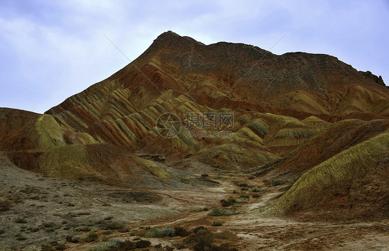 达克夏山地貌公园岩石红色丹霞地质学图片