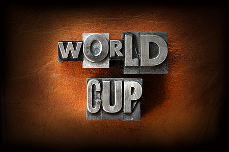 世界杯金属黑色拼写古董打字稿墨水积木足球比赛锦标赛图片