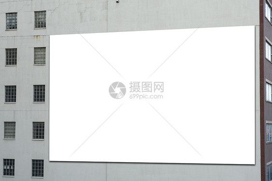广告牌小路促销指示牌控制板市场白色海报营销空白展示图片
