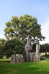 中国云南昆明史林石岩森林国家风景土地晴天旅行地质学柱子公园旅游吸引力图片