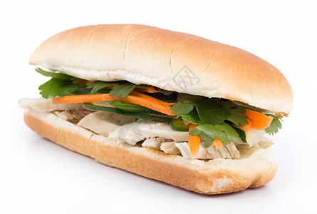 banh MI  维特名三明治状态面包食物文化黄瓜香菜饮食图片