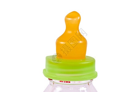 婴儿瓶橡皮营养新生塑料童年育儿玻璃饮料孩子白色图片