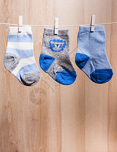 男婴婴儿袜蓝色生日童年问候语迎婴白色孩子衣绳衣夹绳索图片