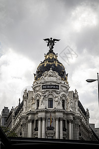 大都会 马德里市的图象 其独特的拱门历史性交通地标奶奶艺术建筑学雕像历史旅行广场图片