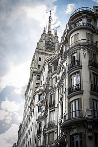 Gran Via 马德里市的图象 其特有古迹正方形奶奶历史景观建筑学艺术旅行街道地标旅游图片