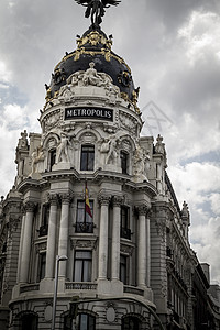 大都会 马德里市的图象 其独特的拱门景观广场旅行首都雕像街道历史性艺术文化正方形图片