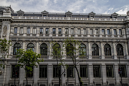 Espa a银行 马德里市的图象 其特征房子建筑首都历史性街道文化建筑学旅游旅行游客图片