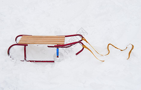 雪卷娱乐乐趣爬坡金属运动童年木头玩具孩子们雪橇图片