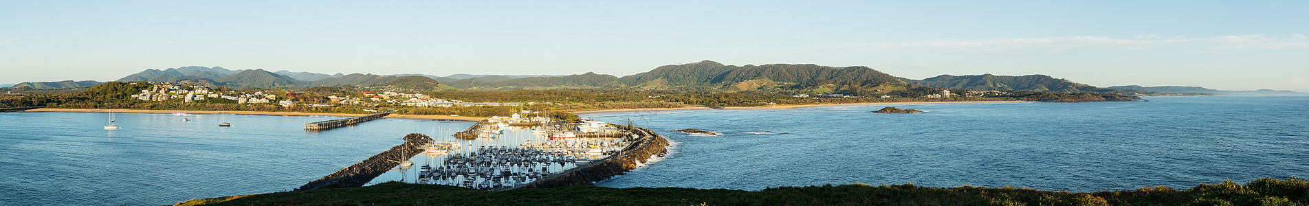 海岸线澳大利亚海岸海洋游艇蓝色沿海全景海景棺材公园波浪图片