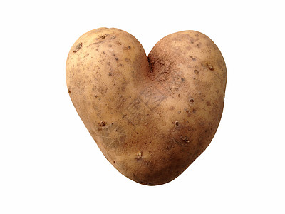心形土豆食物蔬菜白色马铃薯图片