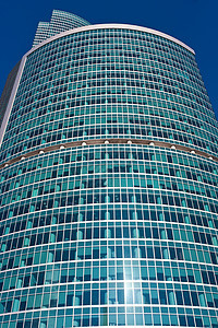 现代系统扩张者建筑学城市太阳办公室房子技术玻璃摩天大楼场景反射图片