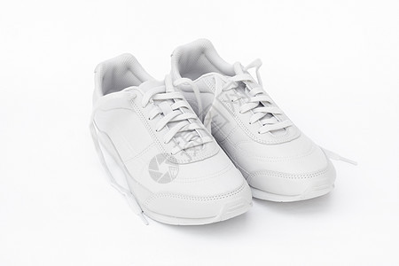 跑鞋鞋训练鞋运动靴子活动白色慢跑鞋鞋类蕾丝锻炼培训师背景图片