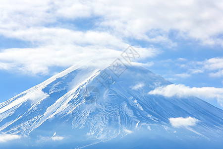 藤藤山景观公园反射火山旅行天空风景顶峰公吨图片