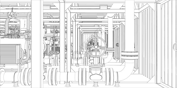 3型电线框架d工程汽油插图蓝色黑色海关资源技术化学品压力图片