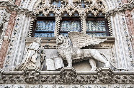 圣马克狮子广场大教堂雕像圣经建筑学正方形牧师主教吸引力柱子图片