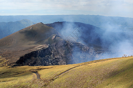 尼加拉瓜 马萨亚NP旅游山脉火山旅行全景景点假期风景图片