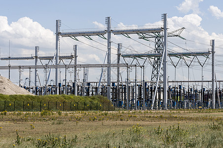 电力站发电机金属车站遏制活力植物电气电压力量设施图片