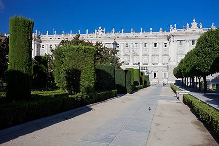 马德里皇宫住宅城堡游客皇家正方形旅游吸引力广场国家建筑图片