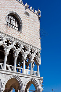 威尼斯Doge宫历史天空吸引力景观建筑地标柱子城市正方形广场图片