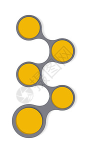 空白的圆信息模板灰色推介会网站圆圈营销顺序商业黄色互联网标签背景图片