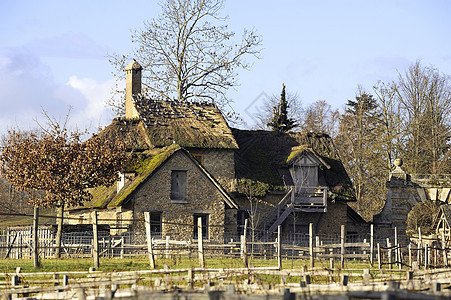 在凡尔赛城堡的公园乡村村庄农场旅行花园女王文化小屋城堡建筑学图片