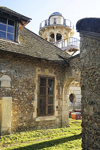 在凡尔赛城堡的公园花园城堡建筑学皇家旅游小屋历史旅行乡村村庄图片