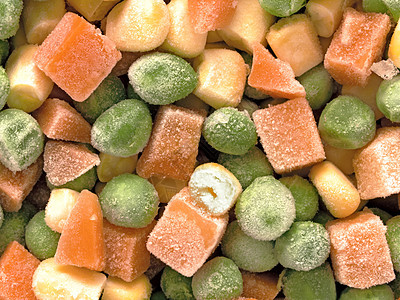 冷冻切冻蔬菜饮食纤维萝卜水平食物健康青菜玉米图片
