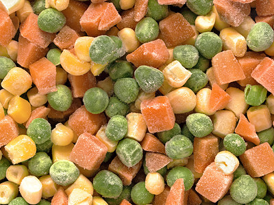 冷冻切冻蔬菜健康纤维食物玉米青菜饮食萝卜水平图片