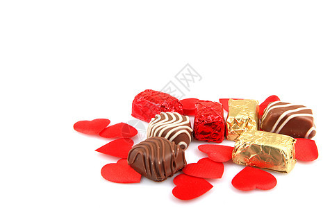 各种精制巧克力可可糖果小吃礼物焦糖奢华欲望盒子食物营养图片