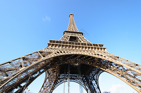 巴黎埃菲尔铁塔历史性历史金属白色旅行旅游假期纪念碑建筑天空图片