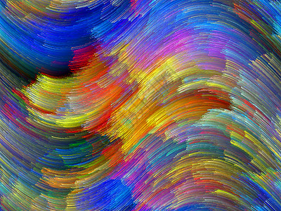 彩色背景运动笔触墙纸艺术品纤维漩涡旋转轨迹设计湍流图片