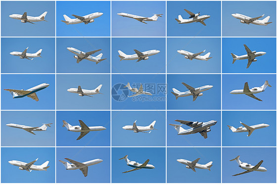 飞机客机喷射航班航空公司翅膀蓝色旅游车辆运输收藏图片