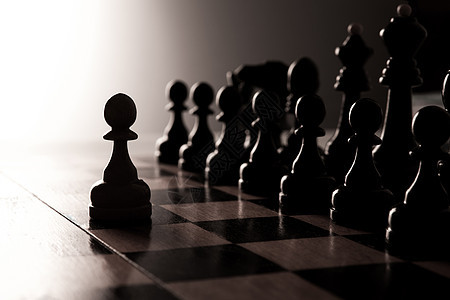 大型黑象棋组合广告典当丢弃游戏白色孤独样本灰色锦标赛宣言图片