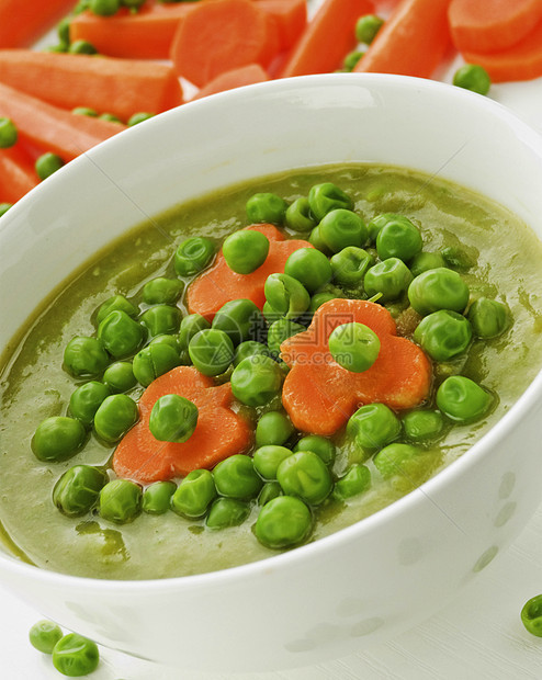 绿豆汤餐具绿色宏观食物蔬菜白色小吃液体美食橙子图片