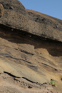 古代火山岩公园地质学矿渣岩石国家黑色石头地形红色火山图片