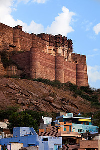 米赫兰加尔福特约德普尔拉贾斯坦旅行堡垒目的地建筑学地标外观城堡地方图片
