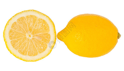 柠檬白色水果食物黄色肉质图片