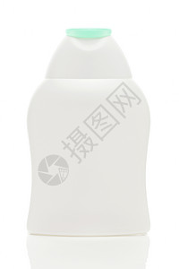 白色隔离的化妆品容器美化管子玻璃瓶子工作室阴影皮肤科营销奶油治疗图片