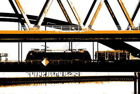 货运火车金属船舶系统城市海港钢材同盟铁轨港口结构图片