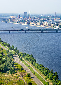 拉脱维亚里加全景图片