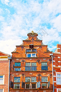 Gable 电缆旅游快门街道建筑地标天空风格装饰蓝色马赛克图片