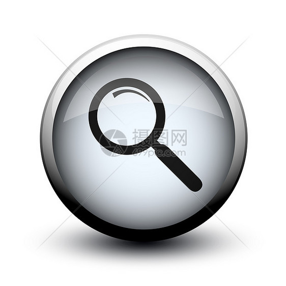 按钮 luppe 2d插图商业剪贴互联网电脑玻璃放大镜圆圈海浪徽章图片