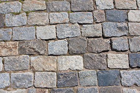 铺石路石头花岗岩岩石人行道街道灰色路面地面正方形材料图片