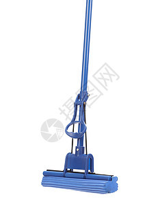 蓝色拖把和海绵一样贴近卫生清扫清洁工金属打扫刷子家务房子洗涤剂服务图片