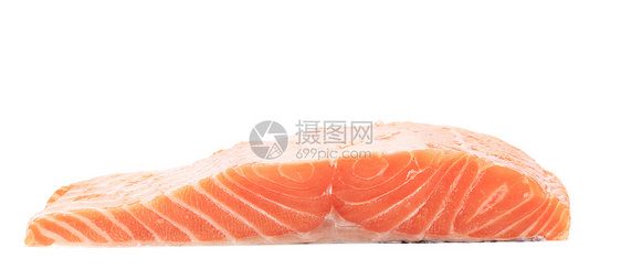 鲑鱼排合起来皮肤鱼片美食产品白色牛扒橙子红色图片