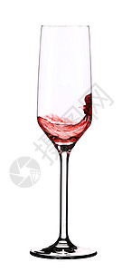 一杯粉红香槟玻璃喷出运动派对瓶子酒精水晶高脚杯饮料漩涡图片